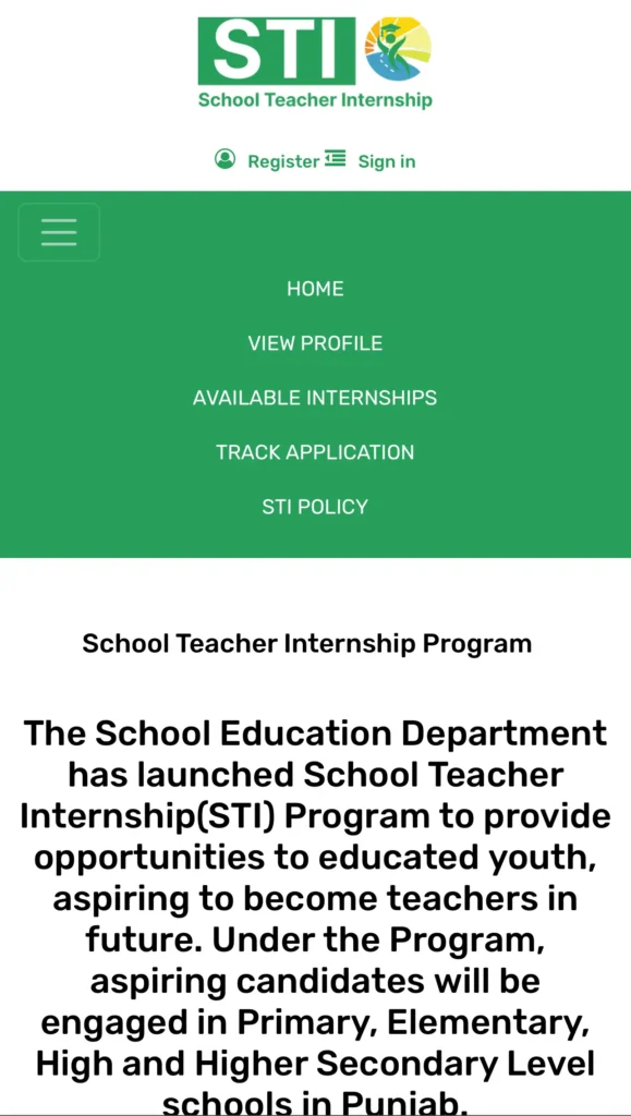 STI Teaching Jobs Online Portal